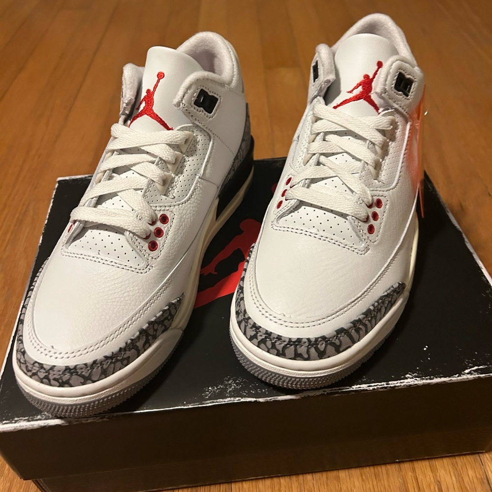 2023 retro 3 white cement reimagined 3 sizes